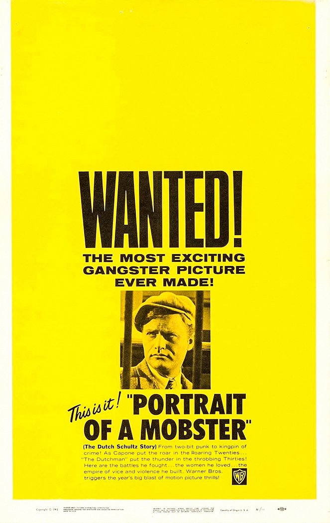 Portrait of a Mobster - Plakáty