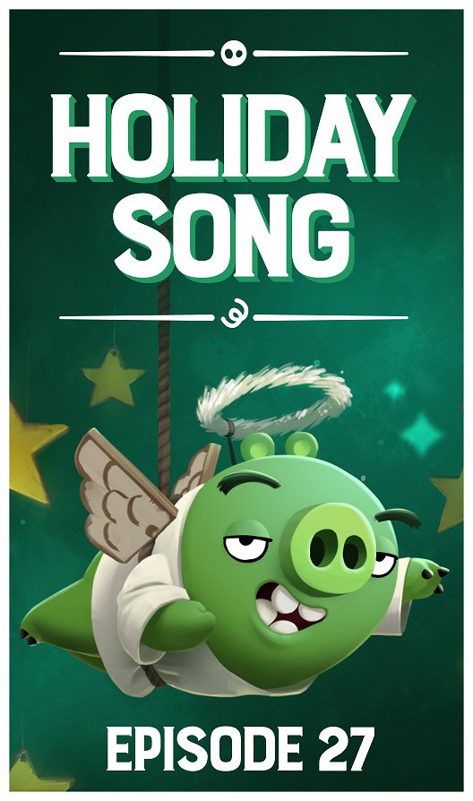 Angry Birds: Prasátka - Joulujuhla - Plakáty