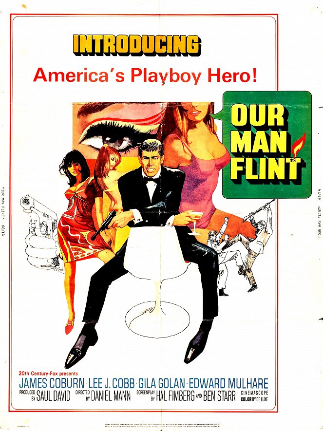 Náš muž Flint - Plakáty