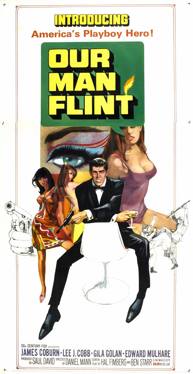 Náš muž Flint - Plakáty