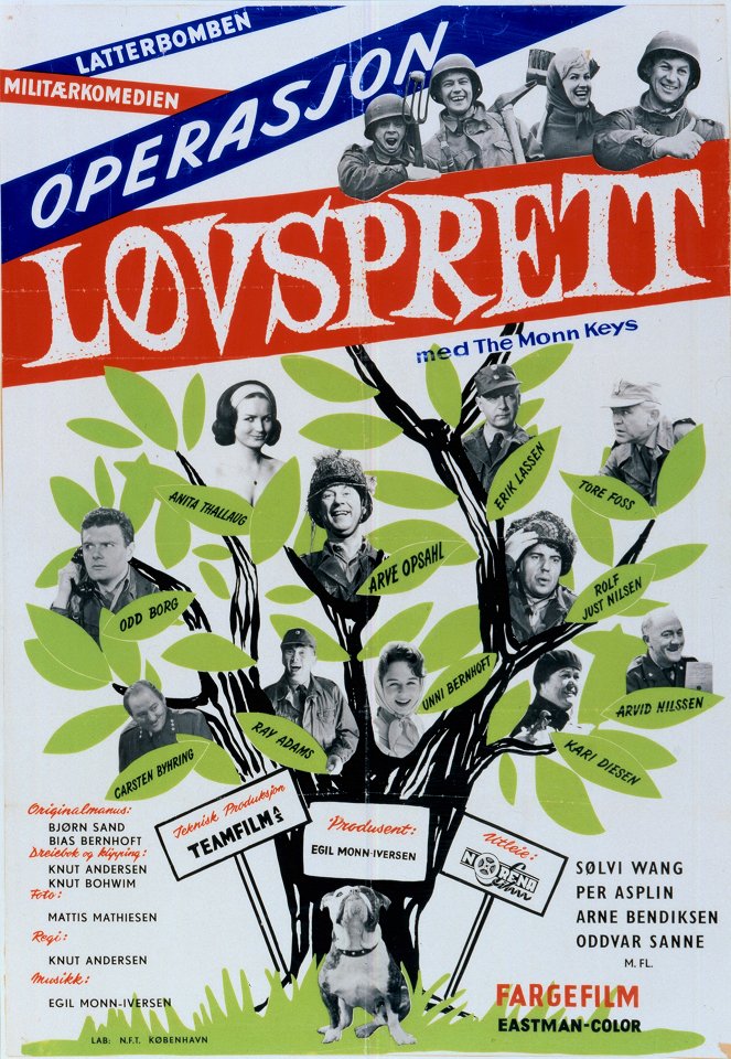 Operasjon Løvsprett - Plakáty