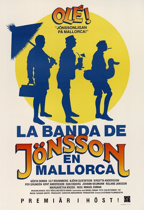 Jönssonovi na Mallorce - Plakáty