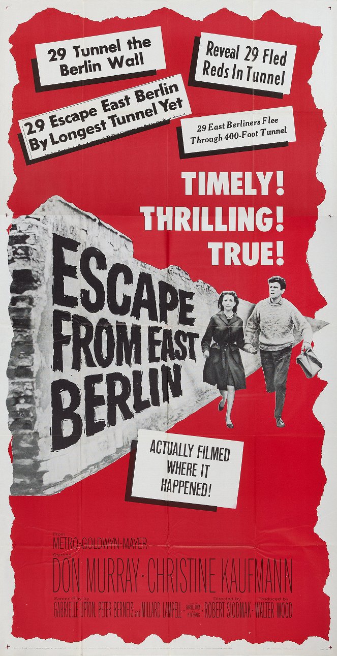Útěk z Východního Berlína - Plakáty