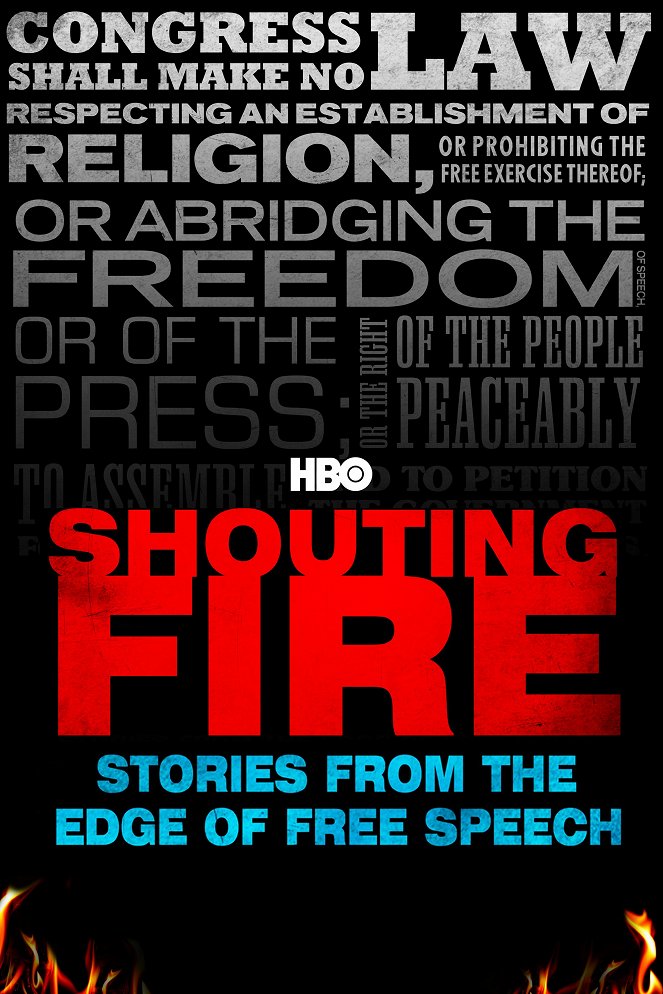 Křičte: Hoří! Příběhy na okraji svobody slova - Plakáty
