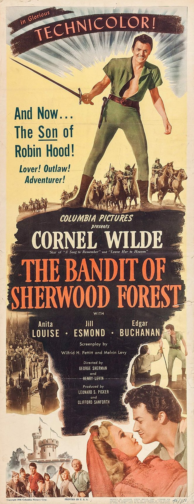 The Bandit of Sherwood Forest - Plakáty