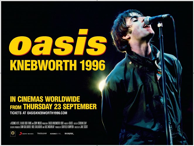 Oasis Knebworth 1996 - Plakáty