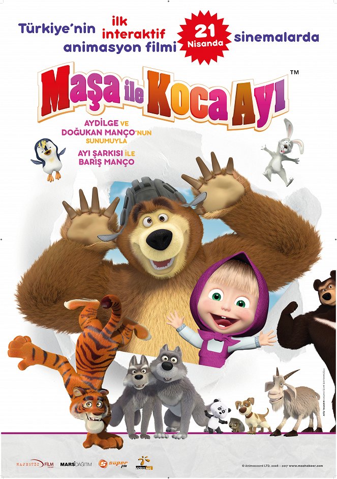 Maša i Medveď - Plakáty