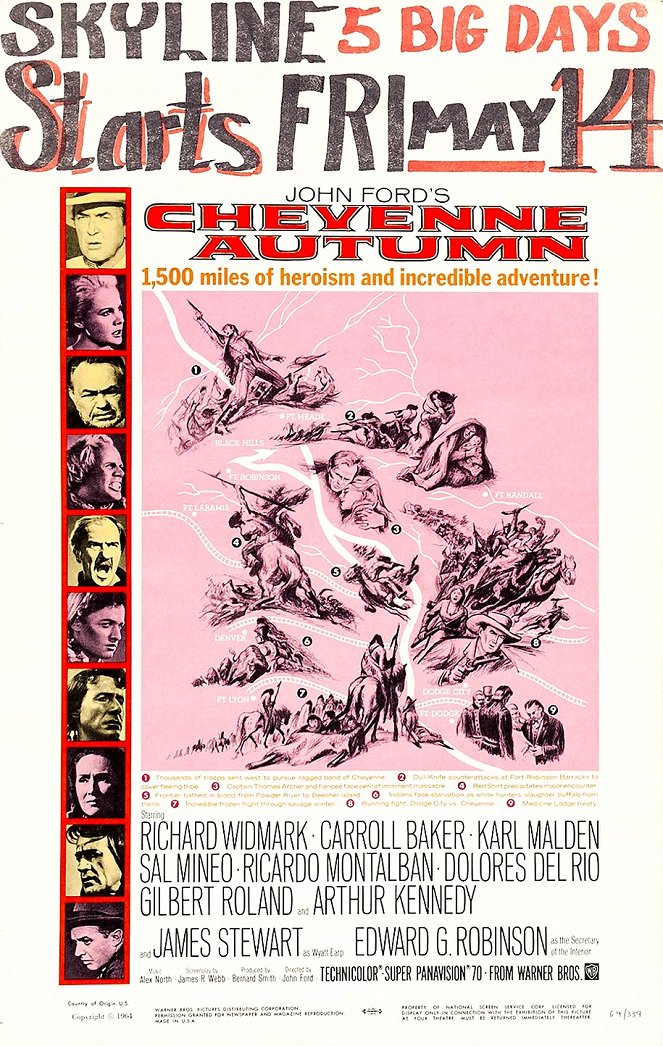 Podzim Cheyennů - Plakáty