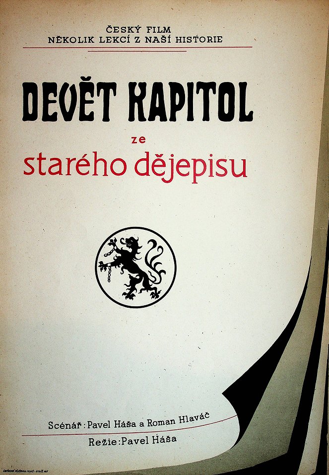 Devět kapitol ze starého dějepisu - Plakáty