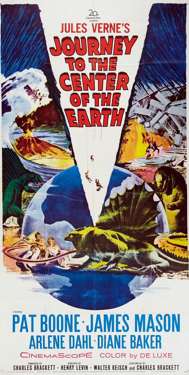 Cesta do středu Země - Plakáty