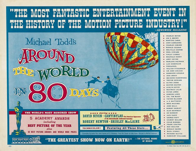 Cesta kolem světa za osmdesát dní - Plakáty