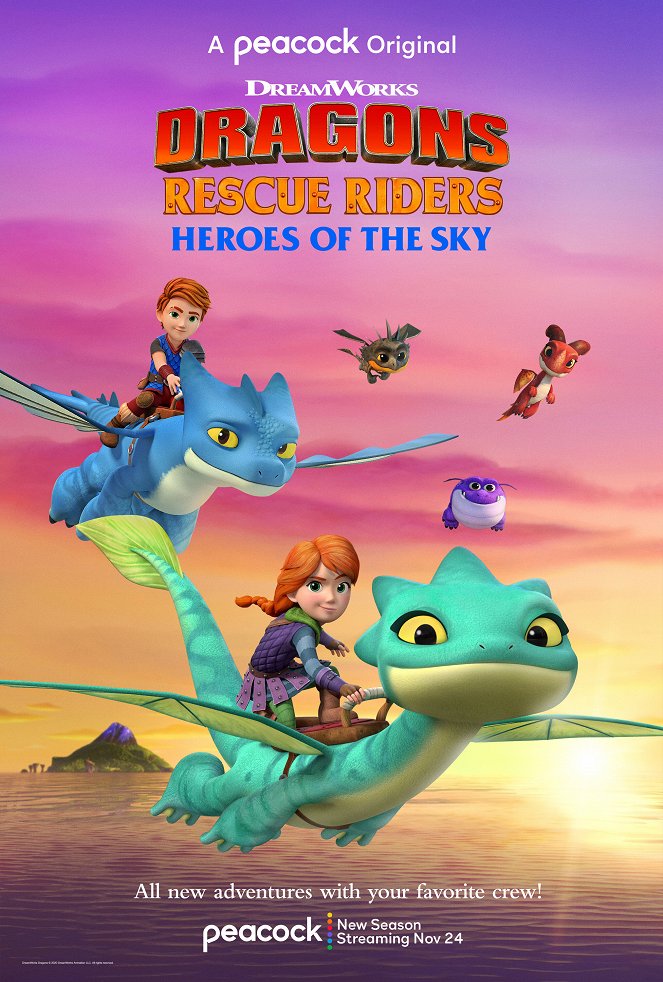 Dragons Rescue Riders: Heroes of the Sky - Dragons Rescue Riders: Heroes of the Sky - Season 1 - Plakáty