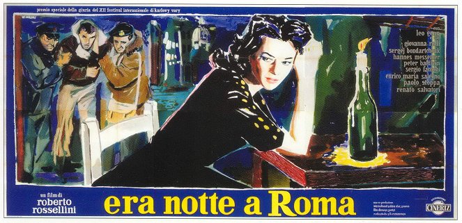 Byla noc v Římě - Plakáty