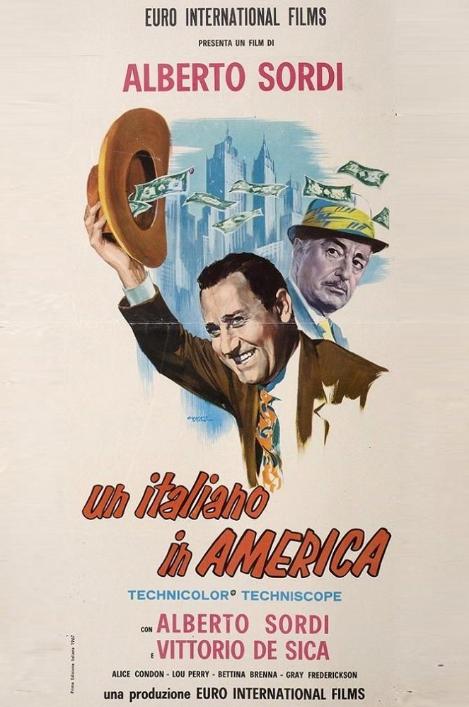 Un italiano in America - Plakáty