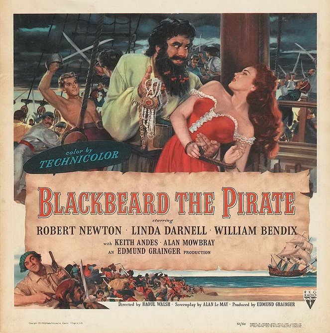 Blackbeard, the Pirate - Plakáty