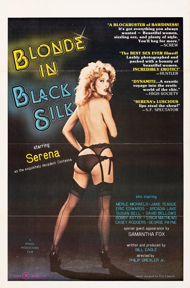 Blonde in Black Silk - Plakáty
