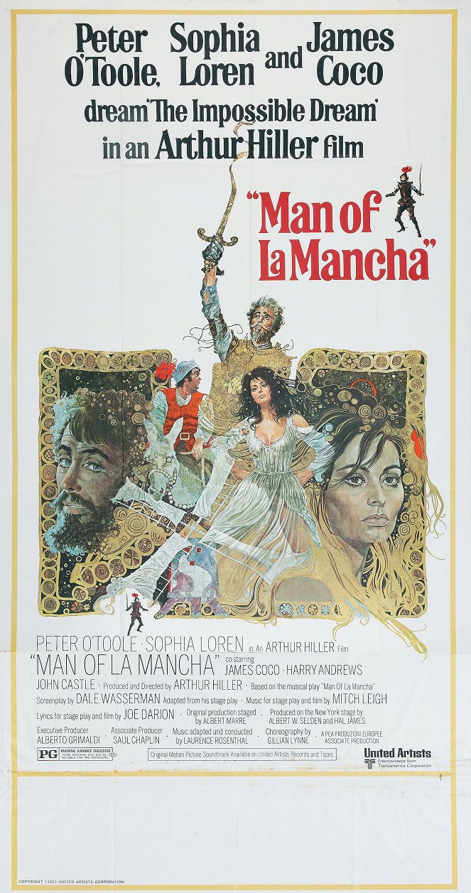 Muž jménem La Mancha - Plakáty