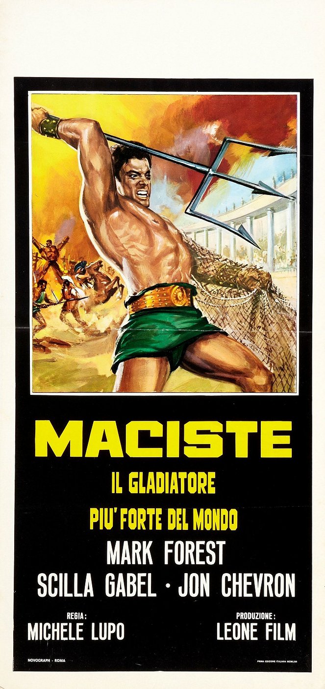 Maciste, il gladiatore piů forte del mondo - Plakáty