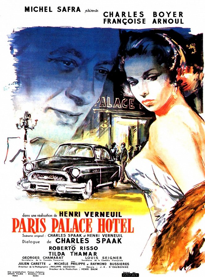 Paříž, hotel Palace - Plakáty