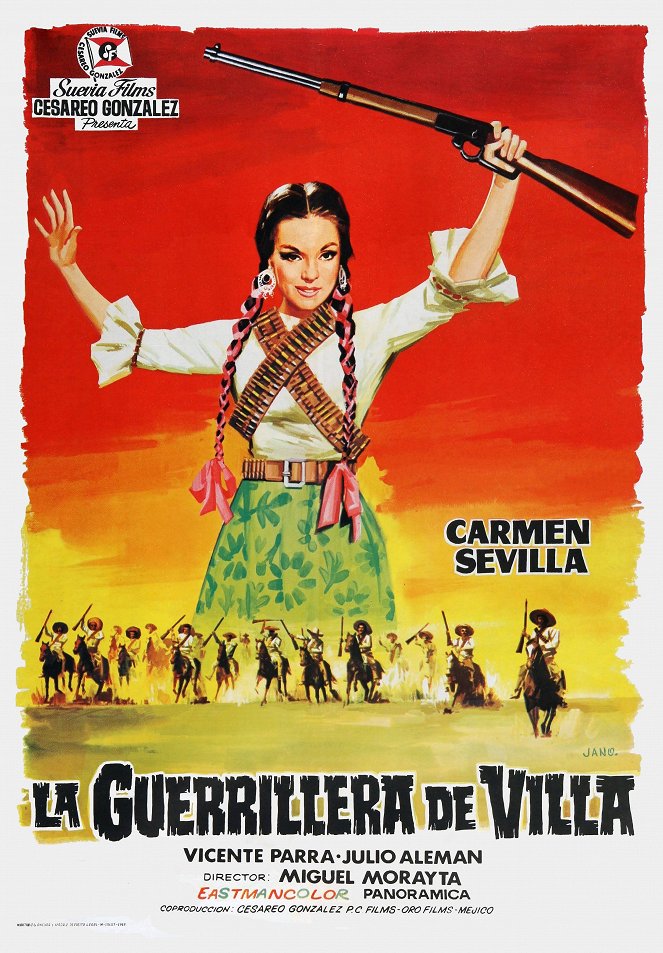 La guerrillera de Villa - Plakáty
