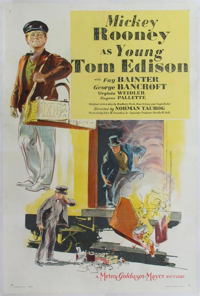 Mladý Tomáš Edison - Plakáty