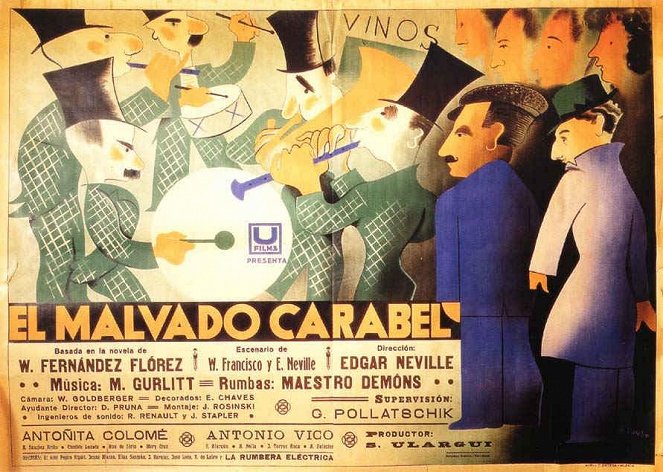 El malvado Carabel - Plakáty