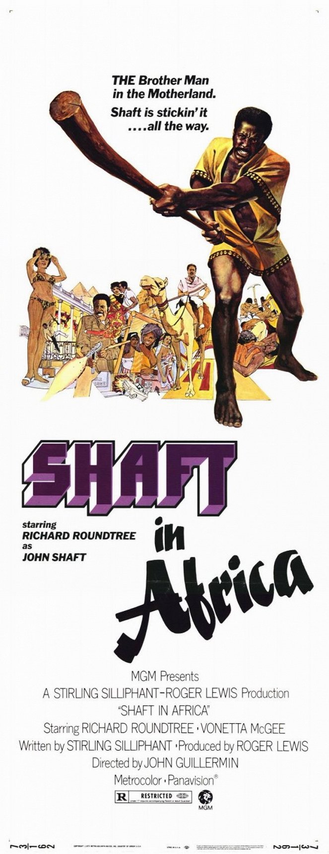 Shaft v Africe - Plakáty