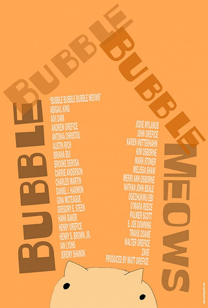 Bubble Bubble Bubble Meows - Plakáty