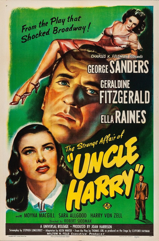 The Strange Affair of Uncle Harry - Plakáty