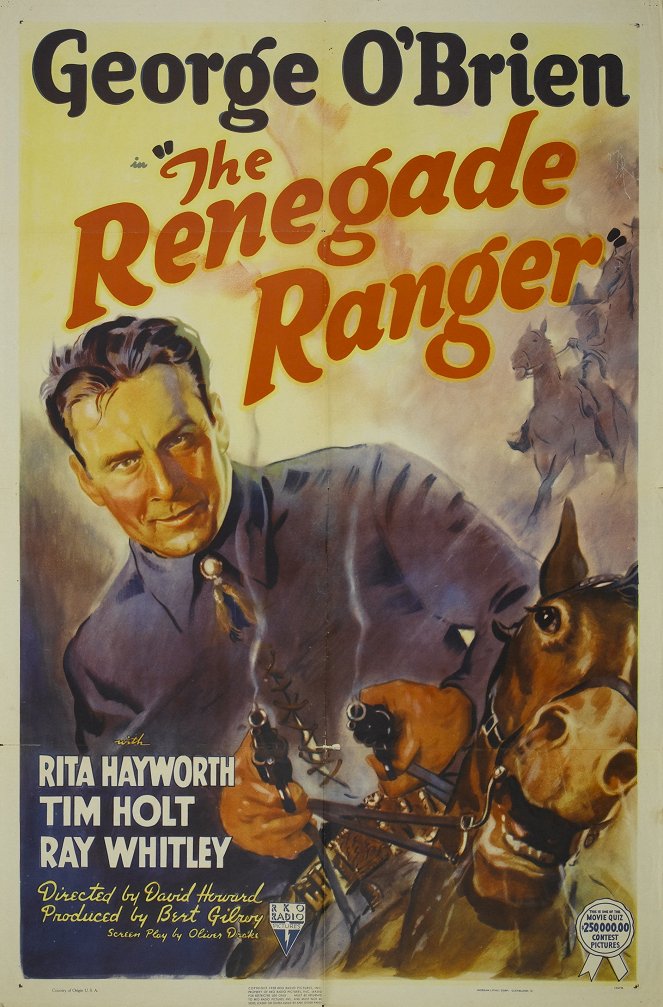 The Renegade Ranger - Plakáty