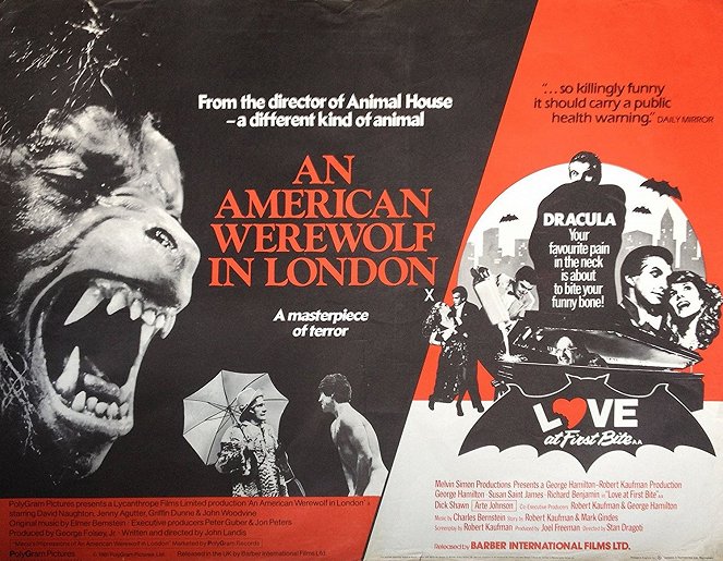 Americký vlkodlak v Londýně - Plakáty