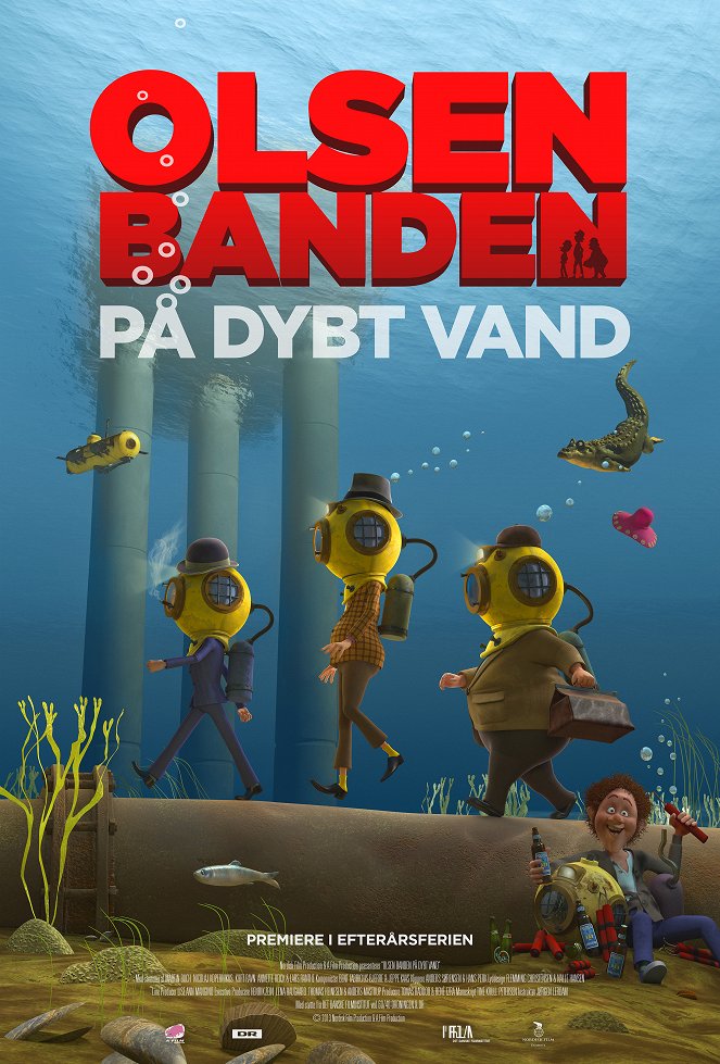 Olsen Banden på dybt vand - Plakáty