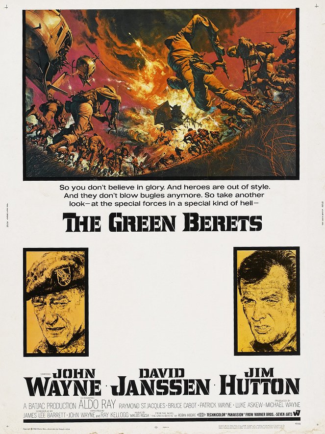 Zelené barety - Plakáty