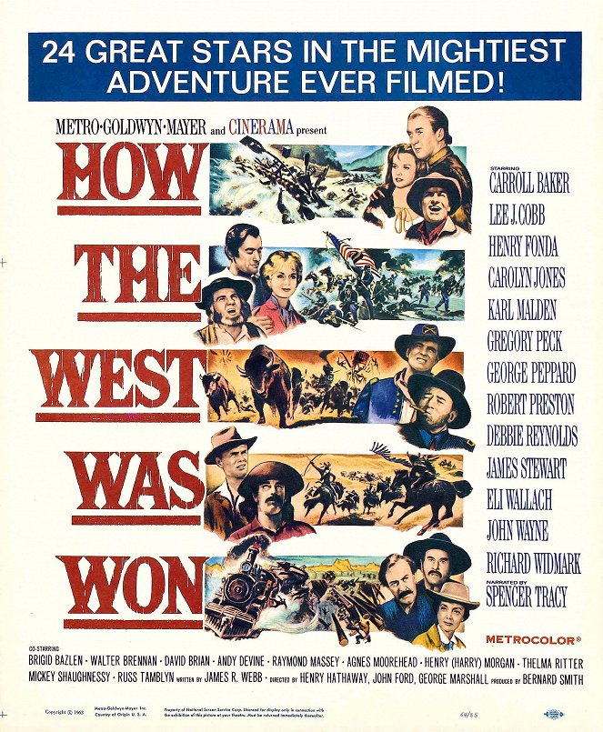 Jak byl dobyt Západ - Plakáty