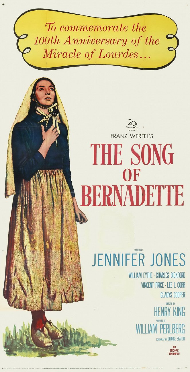 Píseň o Bernadettě - Plakáty