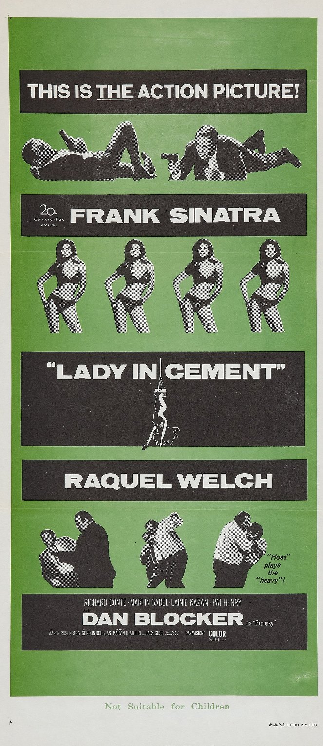 Žena v betonu - Plakáty
