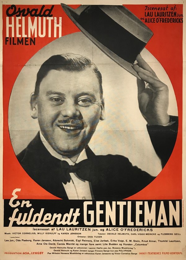 En fuldendt gentleman - Plakáty