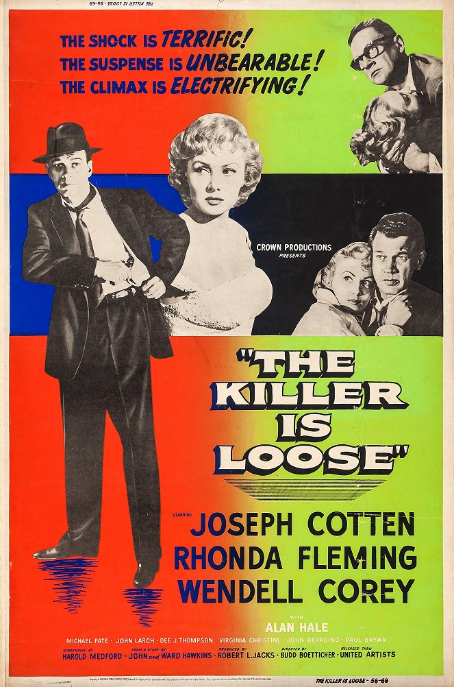 The Killer Is Loose - Plakáty