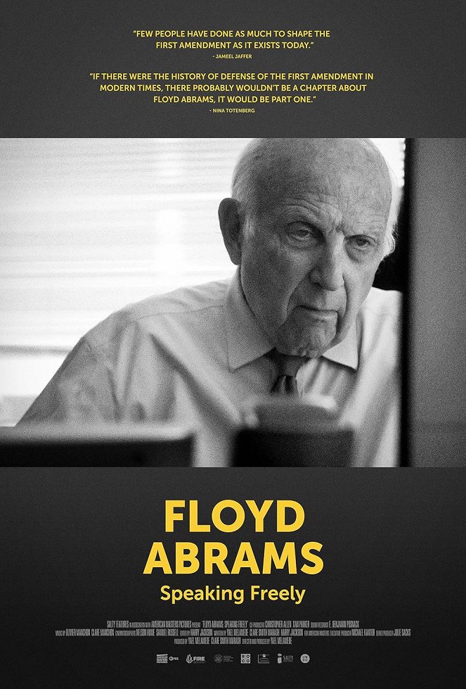 Floyd Abrams: Speaking Freely - Plakáty