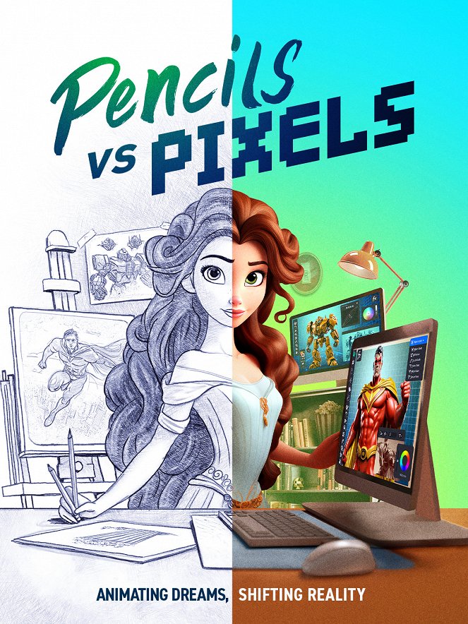 Pencils vs Pixels - Plakáty