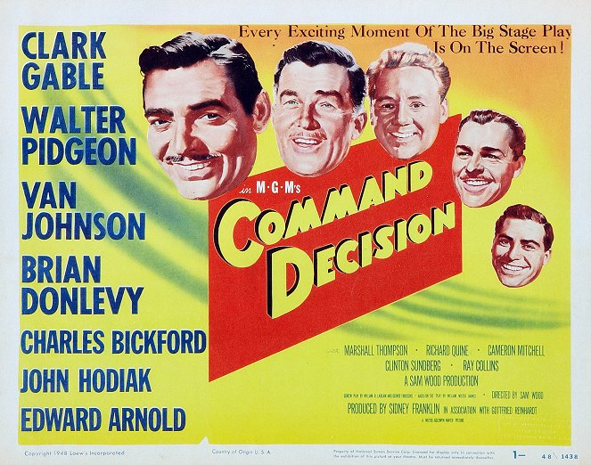 Command Decision - Plakáty