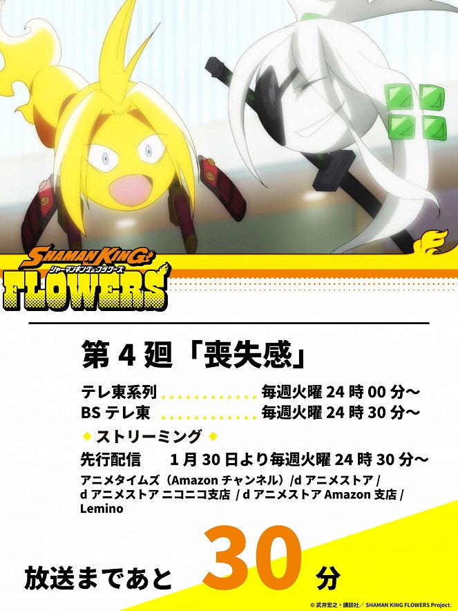 Shaman King: Flowers - Soushitsukan - Plakáty
