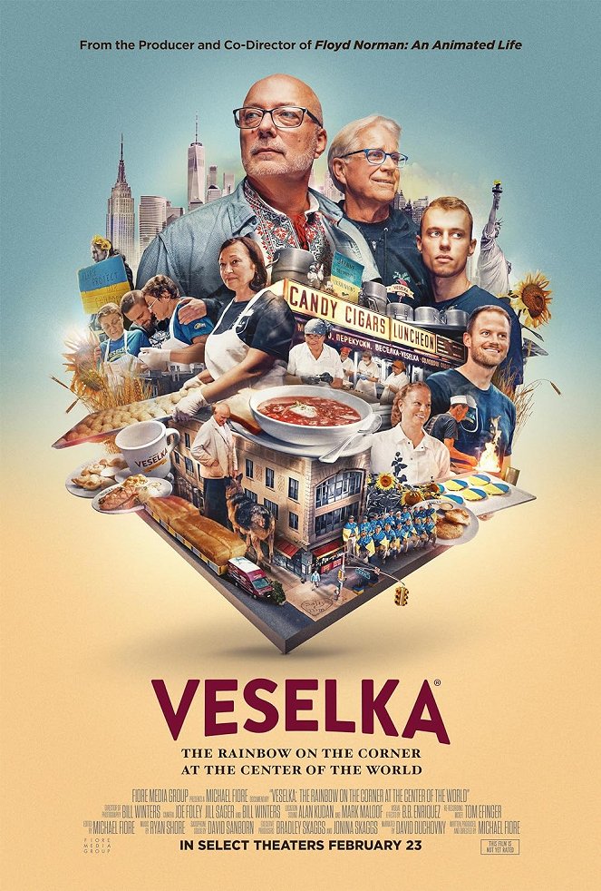 Veselka: The Rainbow on the Corner at the Center of the World - Plakáty