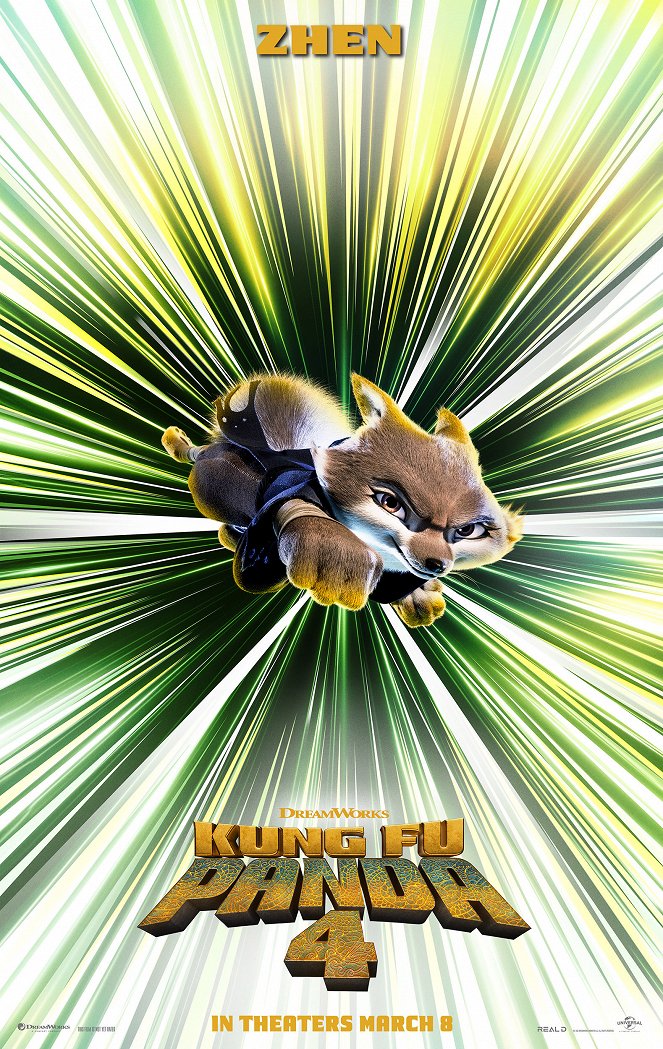 Kung Fu Panda 4 - Plakáty