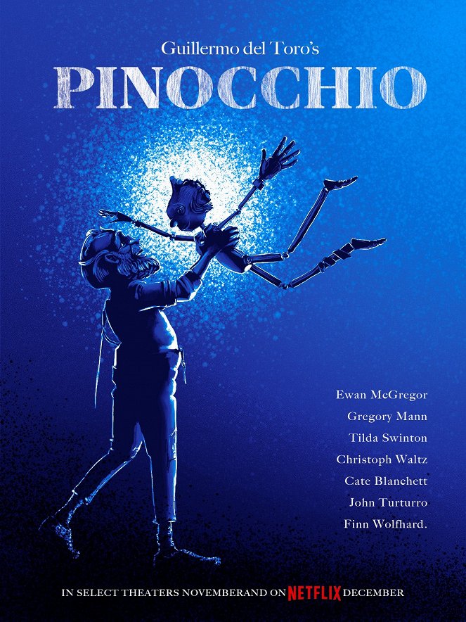 Pinocchio Guillerma del Tora - Plakáty