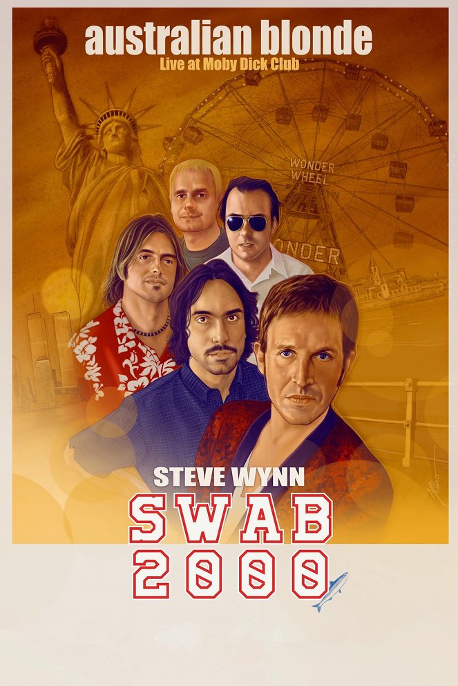 SWAB 2000: Steve Wynn & Australian Blonde, live at Moby Dick Club - Plakáty