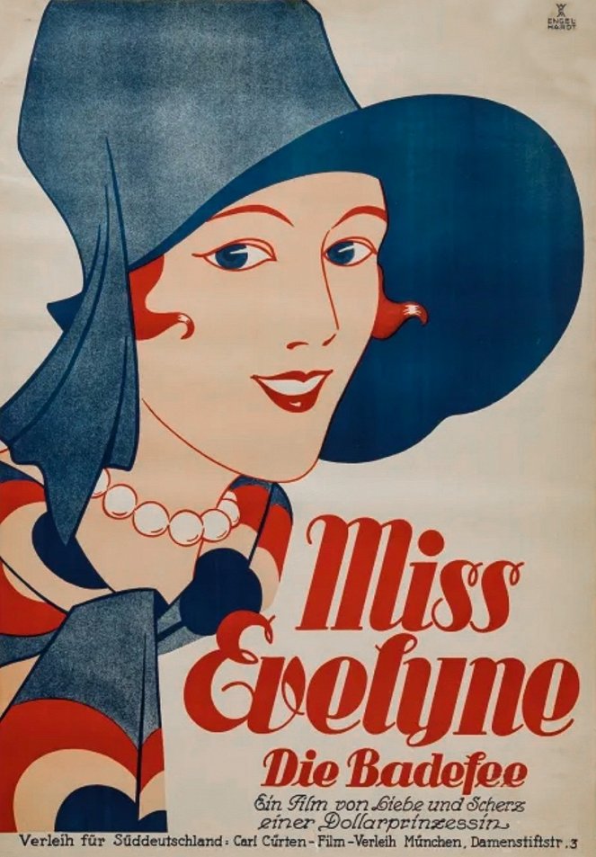 Miss Evelyne, die Badefee - Plakáty