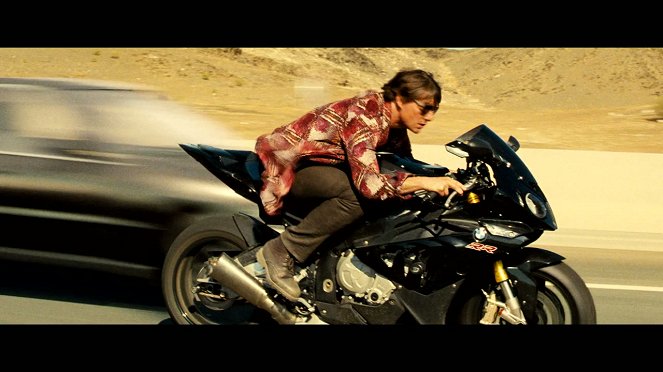 Z natáčení 7 - Tom Cruise, Simon Pegg, Rebecca Ferguson, Christopher McQuarrie