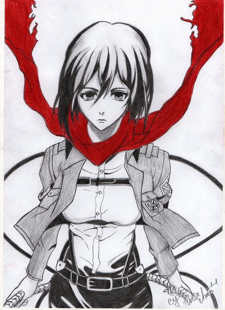 Mikasa, or Mi casa ... ? It doesn't matter. She's still godness. :3