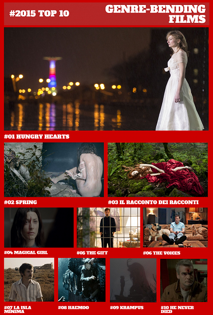 TOP10 2015 GENRE-BENDING FILMS